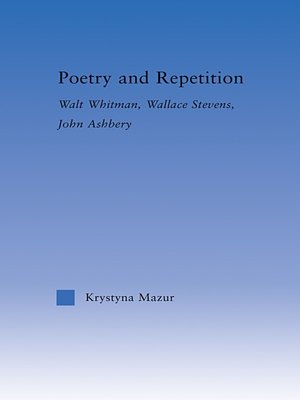 cover image of Poetry and Repetition